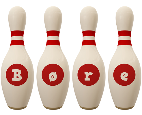 Børe bowling-pin logo
