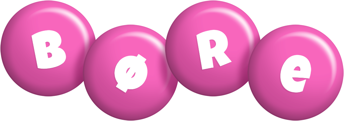 Børe candy-pink logo