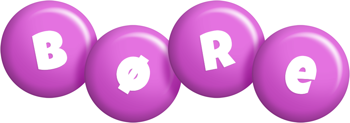 Børe candy-purple logo