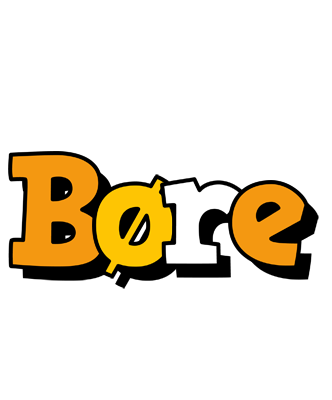 Børe cartoon logo