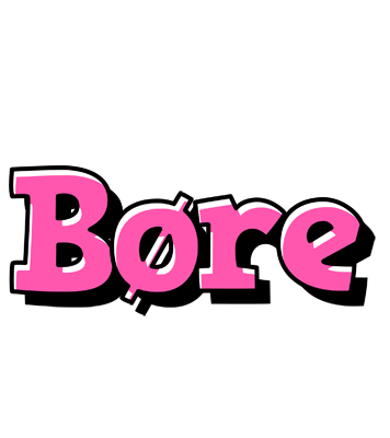 Børe girlish logo