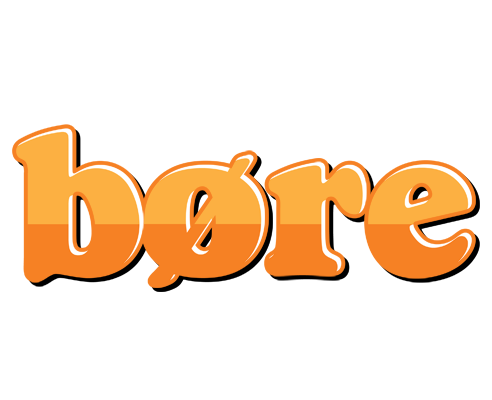 Børe orange logo