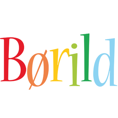 Børild birthday logo