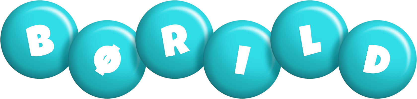 Børild candy-azur logo