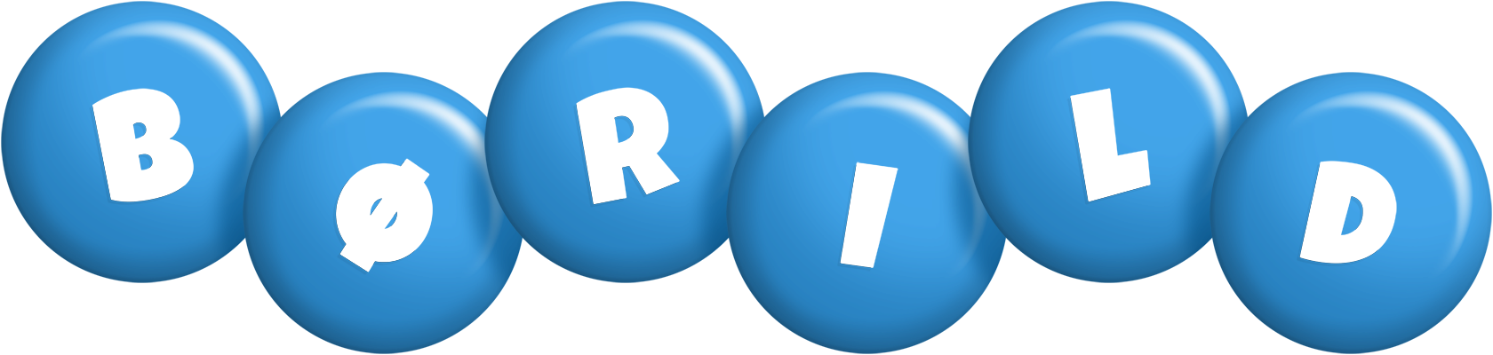 Børild candy-blue logo