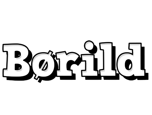 Børild snowing logo