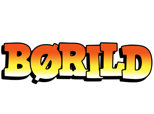 Børild sunset logo