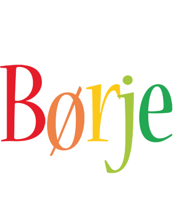 Børje birthday logo
