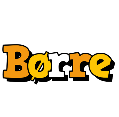 Børre cartoon logo
