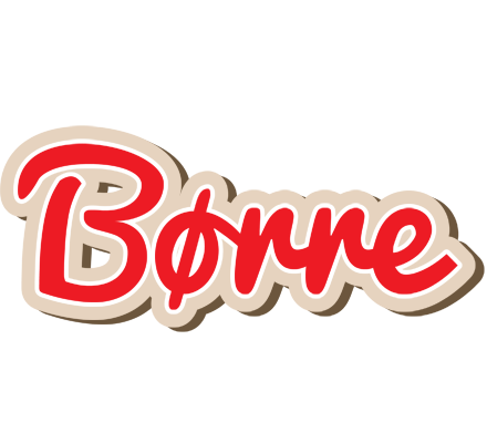 Børre chocolate logo