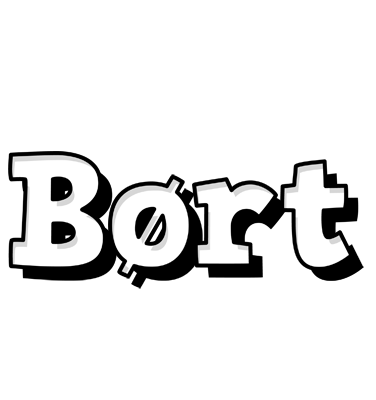 Børt snowing logo
