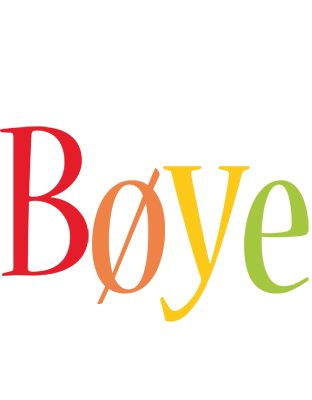 Bøye birthday logo