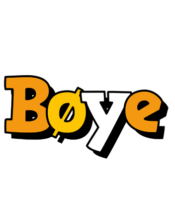 Bøye cartoon logo