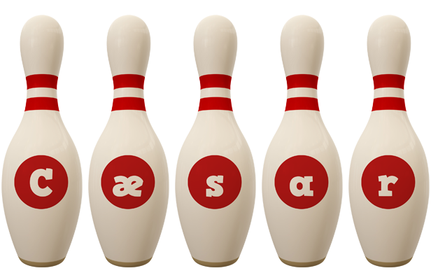 Cæsar bowling-pin logo