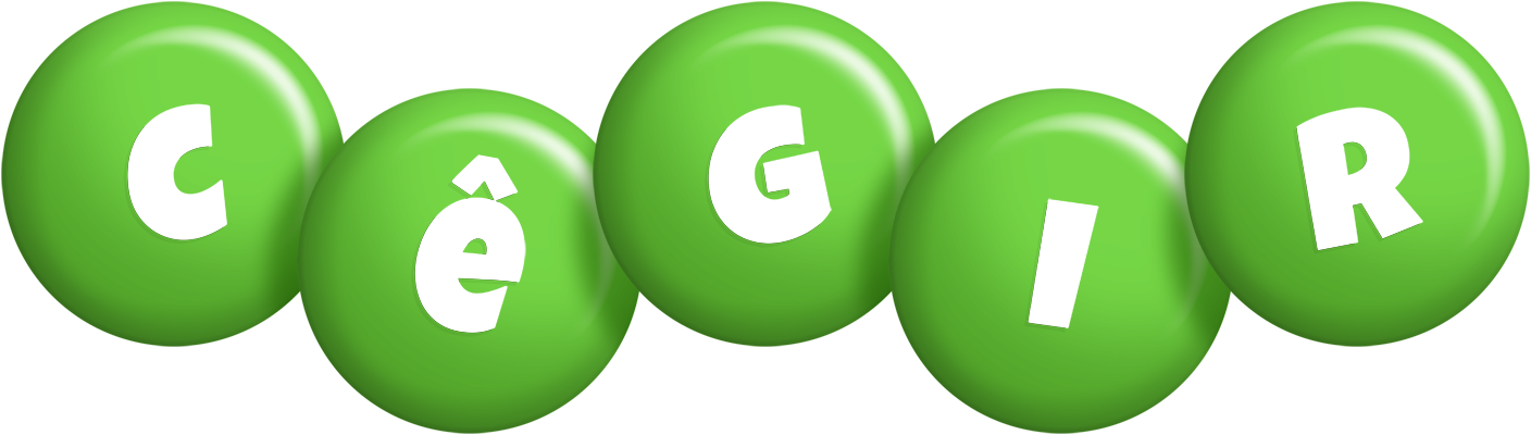 Cêgir candy-green logo