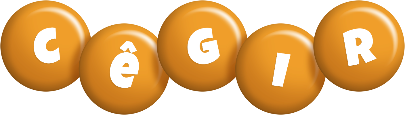Cêgir candy-orange logo