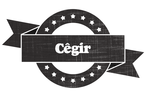 Cêgir grunge logo