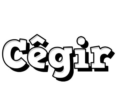 Cêgir snowing logo