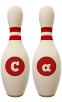 Ca bowling-pin logo