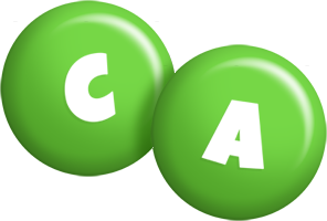 Ca candy-green logo