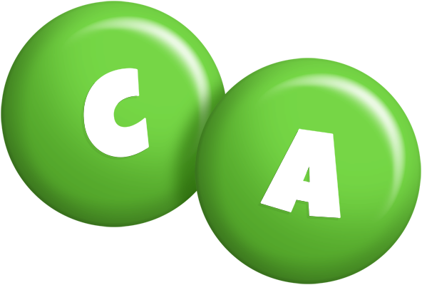 Ca candy-green logo