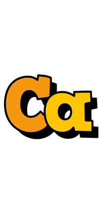 Ca cartoon logo