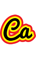 Ca flaming logo