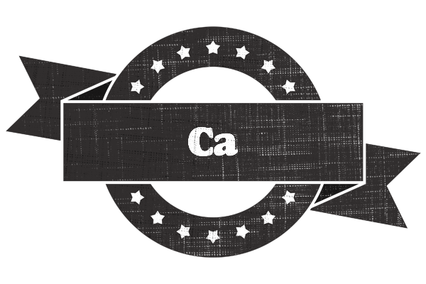 Ca grunge logo