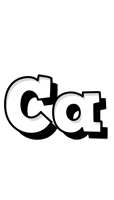 Ca snowing logo