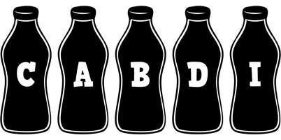 Cabdi bottle logo