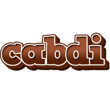 Cabdi brownie logo