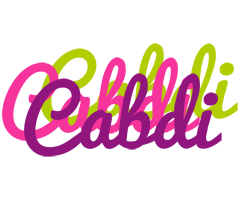 Cabdi flowers logo