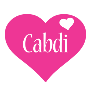 Cabdi love-heart logo