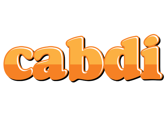 Cabdi orange logo