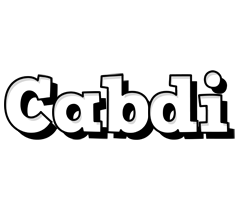 Cabdi snowing logo