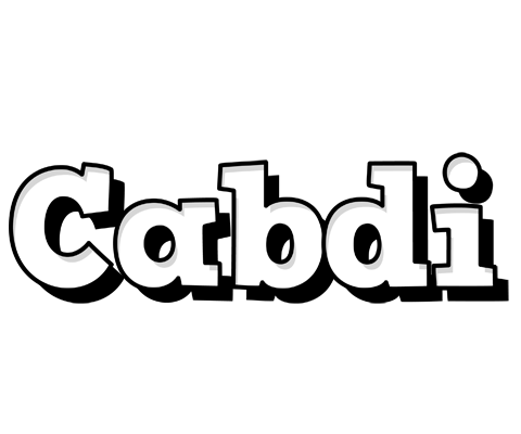 Cabdi snowing logo