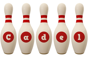 Cadel bowling-pin logo