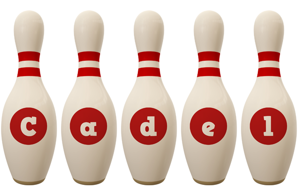 Cadel bowling-pin logo