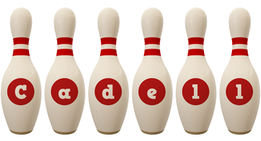 Cadell bowling-pin logo