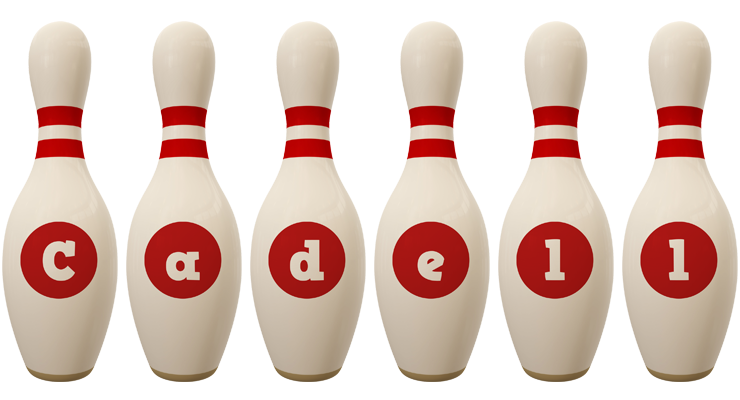 Cadell bowling-pin logo