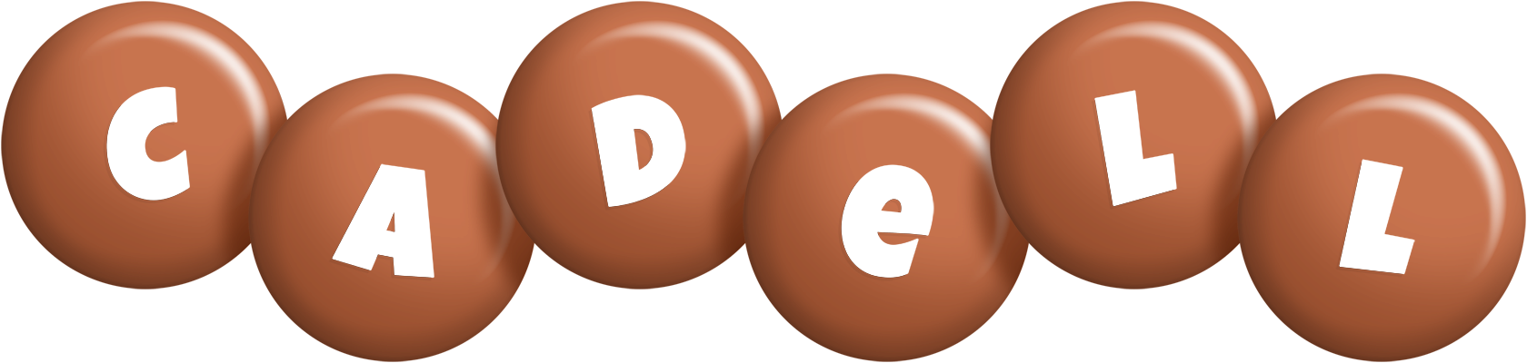Cadell candy-brown logo