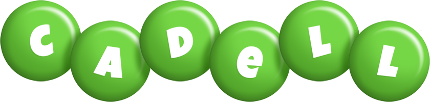 Cadell candy-green logo