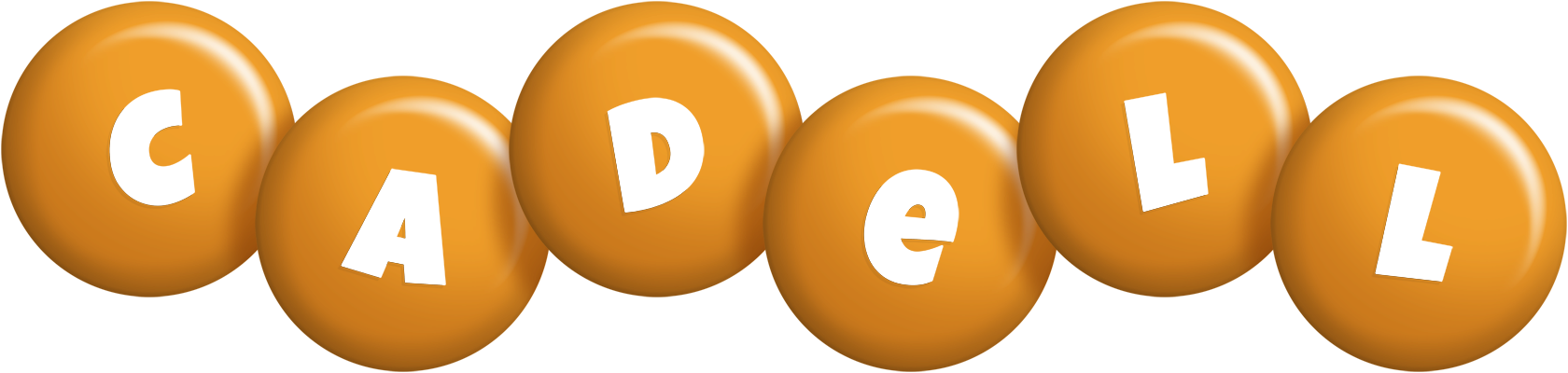 Cadell candy-orange logo