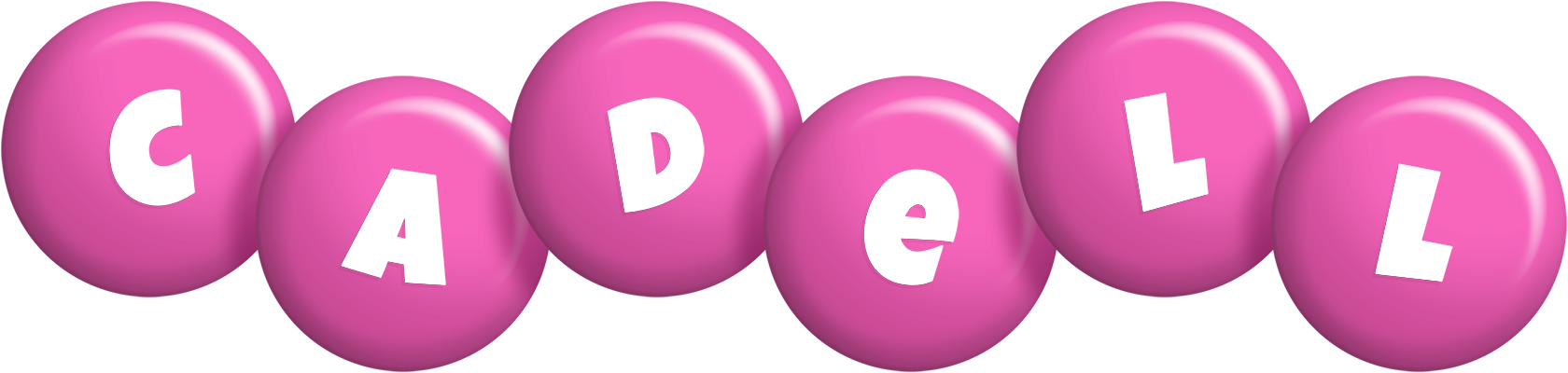 Cadell candy-pink logo