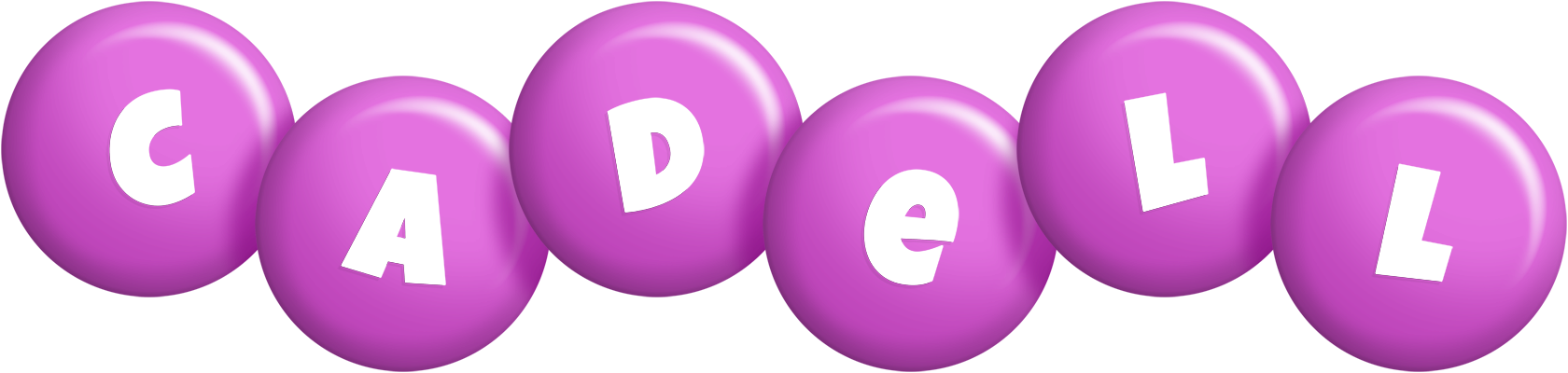 Cadell candy-purple logo