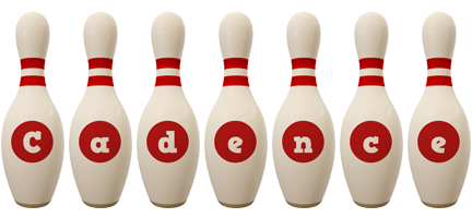 Cadence bowling-pin logo