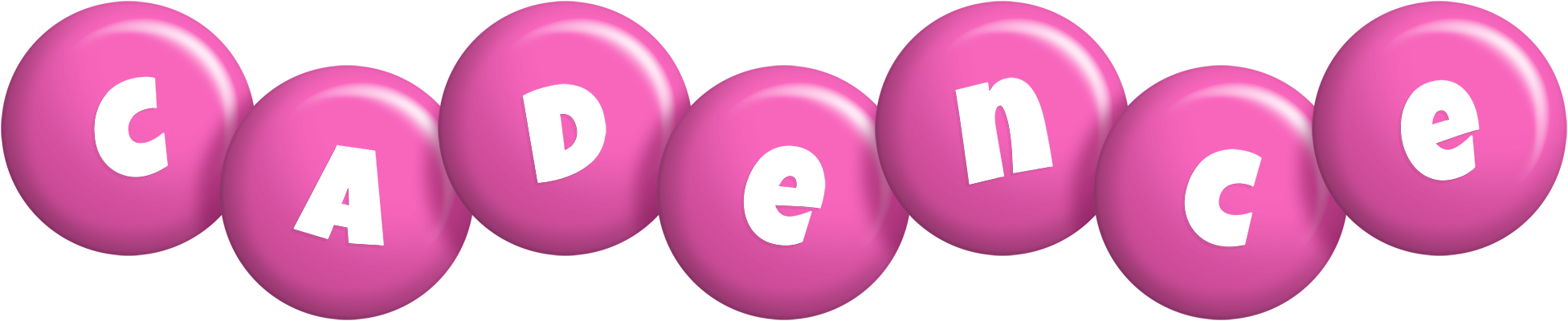 Cadence candy-pink logo