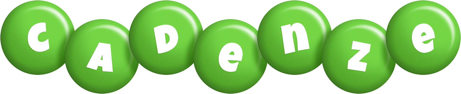 Cadenze candy-green logo