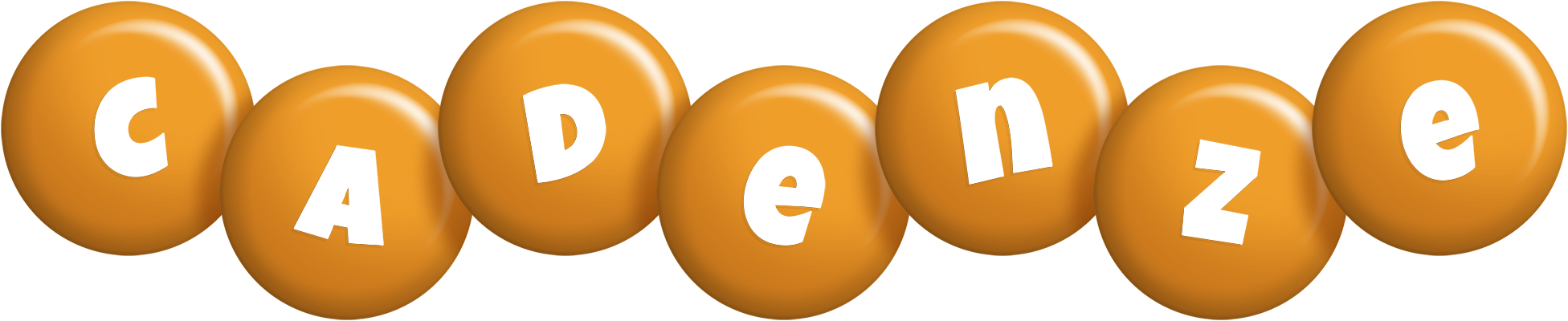 Cadenze candy-orange logo