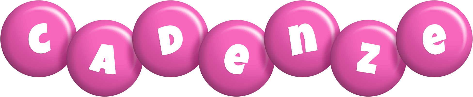 Cadenze candy-pink logo